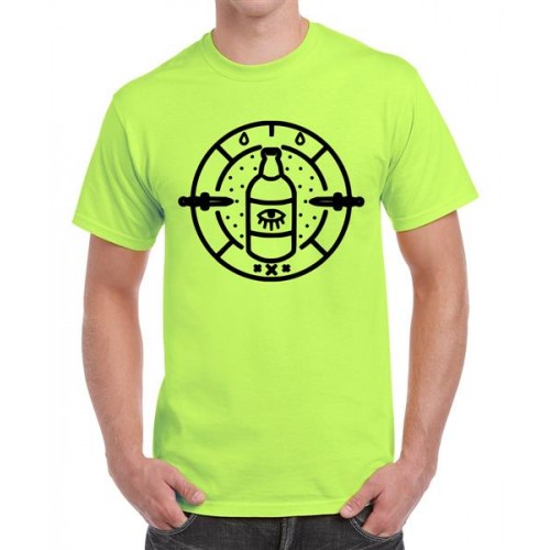 Eye Dropper With Bottle Graphic Printed T-shirt