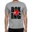Men's Round Neck Cotton Half Sleeved T-Shirt With Printed Graphics - Boxing Fighter