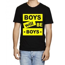 Boys Will Be Boys Graphic Printed T-shirt