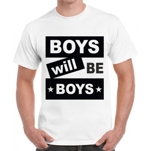 Boys Will Be Boys Graphic Printed T-shirt
