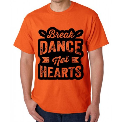Break Dance Not Hearts Graphic Printed T-shirt