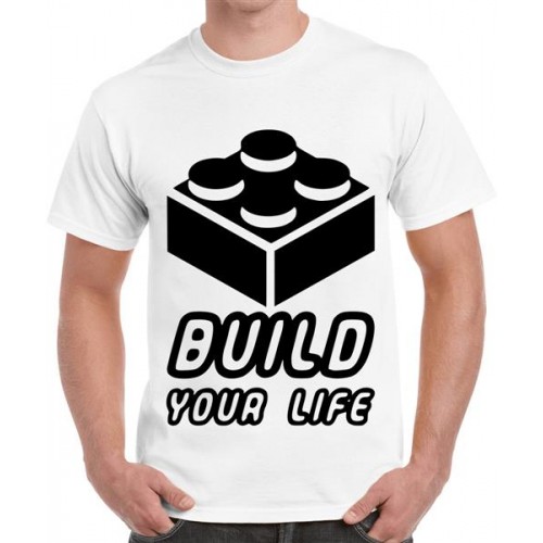 Build Your Life Graphic Printed T-shirt