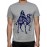 Men's Round Neck Cotton Half Sleeved T-Shirt With Printed Graphics - Camel Rider