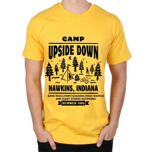 Camp Upside Down Graphic Printed T-shirt