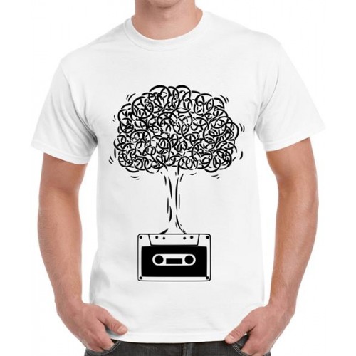 Audio Cassette Graphic Printed T-shirt