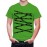 Caution Lines Graphic Printed T-shirt