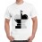 Men's Round Neck Cotton Half Sleeved T-Shirt With Printed Graphics - Chess A King