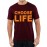 Choose Life Graphic Printed T-shirt
