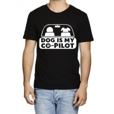 Dog Is My Copilot Graphic Printed T-shirt