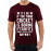 Men's Round Neck Cotton Half Sleeved T-Shirt With Printed Graphics - Cricket Is Boring