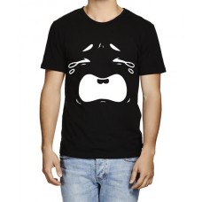 Cry Face Graphic Printed T-shirt