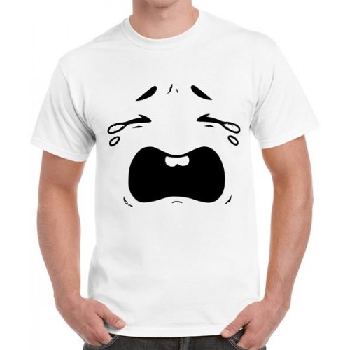 Cry Face Graphic Printed T-shirt
