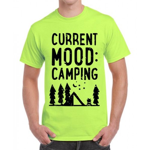 Current Mood Camping Graphic Printed T-shirt