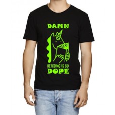 Damn Reading Is So Dope Graphic Printed T-shirt