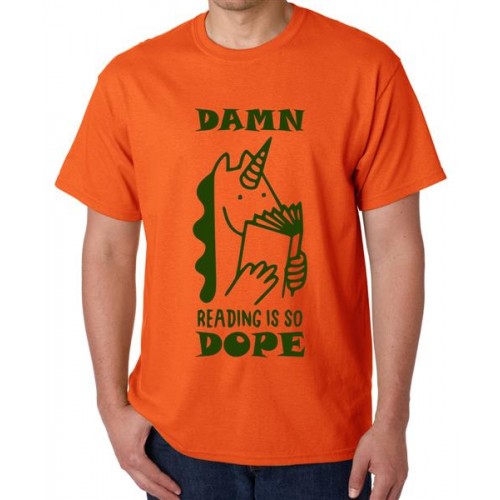 Damn Reading Is So Dope Graphic Printed T-shirt