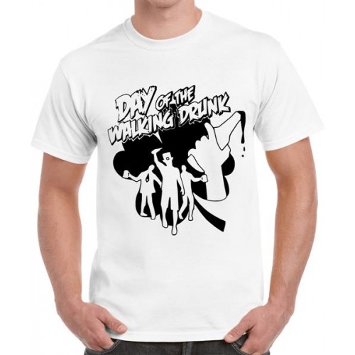 Day Of The Walking Drunk Graphic Printed T-shirt
