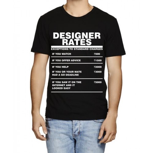 Designer Rates Graphic Printed T-shirt