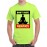 Men's Round Neck Cotton Half Sleeved T-Shirt With Printed Graphics - Do not Hate Meditate