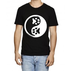 Dog Paw Graphic Printed T-shirt