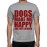 Dogs Make Me Happy You Not So Much Graphic Printed T-shirt