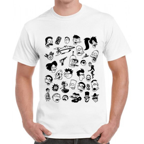 Doodle Graphic Printed T-shirt