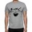 Caseria Men's Round Neck Cotton Half Sleeved T-Shirt With Printed Graphics - E=MC2