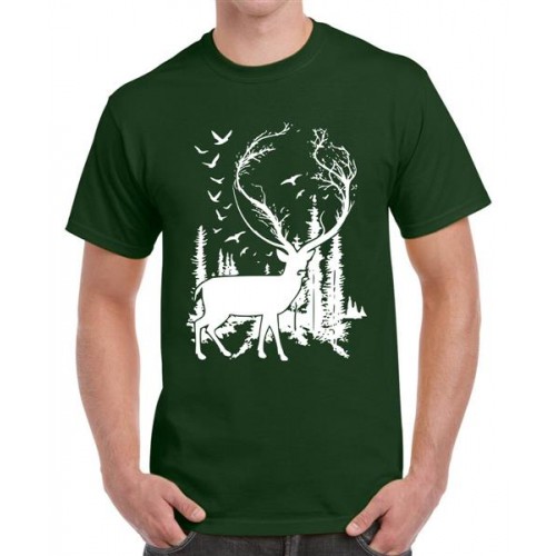 Elk Graphic Printed T-shirt