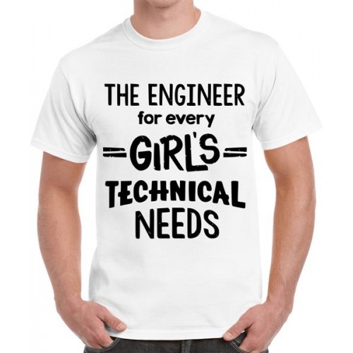 The Engineer For Every Girl's Technical Needs Graphic Printed T-shirt