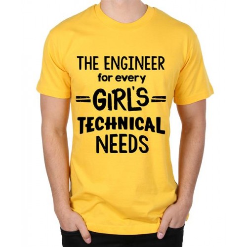 The Engineer For Every Girl's Technical Needs Graphic Printed T-shirt