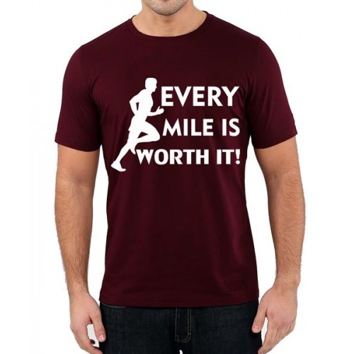 Every Mile Is Worth It Graphic Printed T-shirt