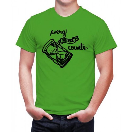 Every Second Counts Graphic Printed T-shirt