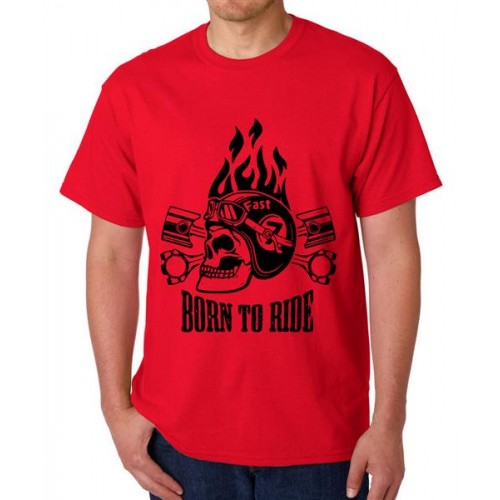 Born To Ride Fast Graphic Printed T-shirt