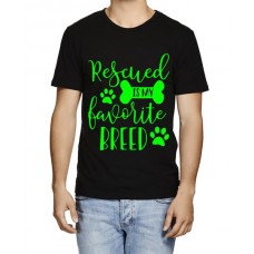 Rescued is my Favourite Breed Graphic Printed T-shirt