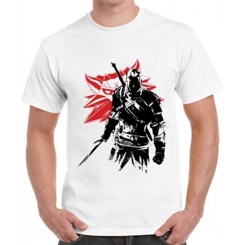 Fighter Witcher Graphic Printed T-shirt