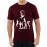 Men's Round Neck Cotton Half Sleeved T-Shirt With Printed Graphics - Fighting Skill