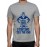 Men's Round Neck Cotton Half Sleeved T-Shirt With Printed Graphics - Fighting Till End