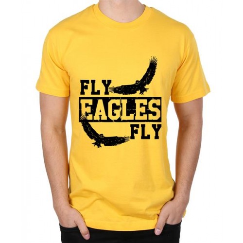 Fly Eagles Fly Graphic Printed T-shirt