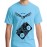 Men's Round Neck Cotton Half Sleeved T-Shirt With Printed Graphics - Fly Music