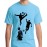 Men's Round Neck Cotton Half Sleeved T-Shirt With Printed Graphics - Football Boy