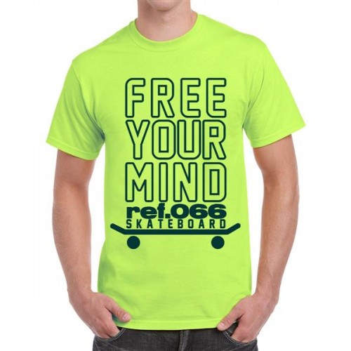 Free Your Mind Skateboard Graphic Printed T-shirt