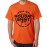 Men's Round Neck Cotton Half Sleeved T-Shirt With Printed Graphics - Full Of Holiday