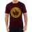Men's Round Neck Cotton Half Sleeved T-Shirt With Printed Graphics - Glass Queen
