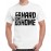Men's Round Neck Cotton Half Sleeved T-Shirt With Printed Graphics - Go Hard Go Home