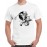 Men's Round Neck Cotton Half Sleeved T-Shirt With Printed Graphics - Go Skate Skull