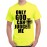Men's Round Neck Cotton Half Sleeved T-Shirt With Printed Graphics - God Can Judge Me