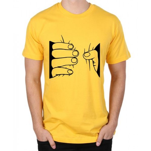 Funny Finger Graphic Printed T-shirt