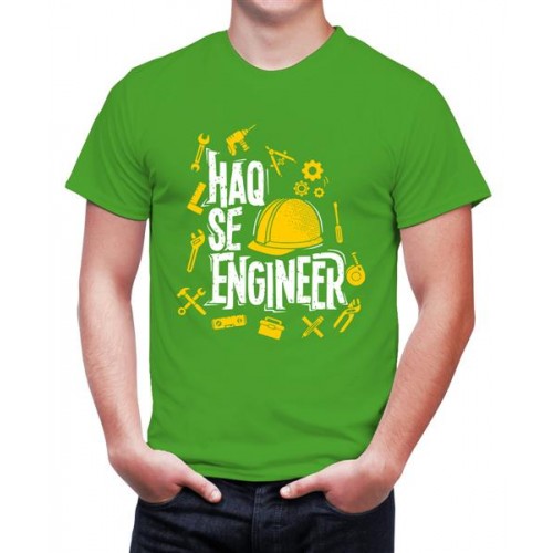 Haq Se Engineer Graphic Printed T-shirt
