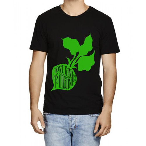 Don't Panic Its Organic Graphic Printed T-shirt