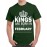 Kings Are Born In February Graphic Printed T-shirt