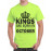 Kings Are Born In October Graphic Printed T-shirt